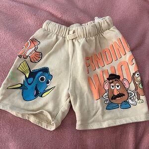 Zara Kids Beige Cartoon Shorts